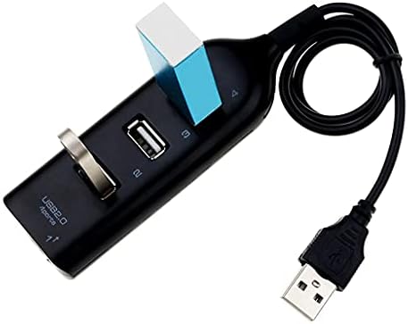 ZSEDP Hi-Speed Хаб Адаптер USB Центар МИНИ USB 2.0 4-Порт Сплитер ЗА Компјутер Лаптоп Лаптоп Приемник Компјутерски Периферни