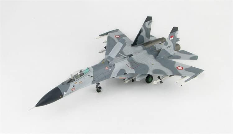 Hobby Master SU-27SK Flanker за BTS-2702 11-ти ескадрила Индонезиски воздухопловни сили 2003 ограничено издание 1/72 Diecast Aircraft