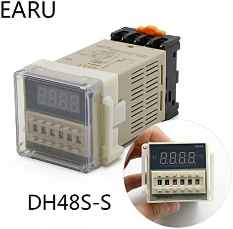 SVAPO DH48S-S 0,1S-990H AC 110V 220V DC 12V 24V повторен циклус SPDT Програмабилен тајмер за време