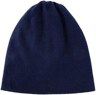 Виланд мерино волна капа за жени и мажи со торба за подароци, двослојна волна капа, плетена скијачка капа за зима