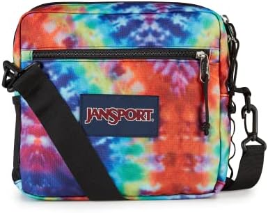 Централна адаптивна торба за додатоци на Јанспорт, црвени/мулти хипи денови, 6L