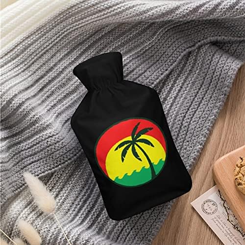 Палми во торба со топла вода во Јамајка со кратко кадифен обвивка гумени шишиња со топла вода преносна рака затоплување 1000 мл