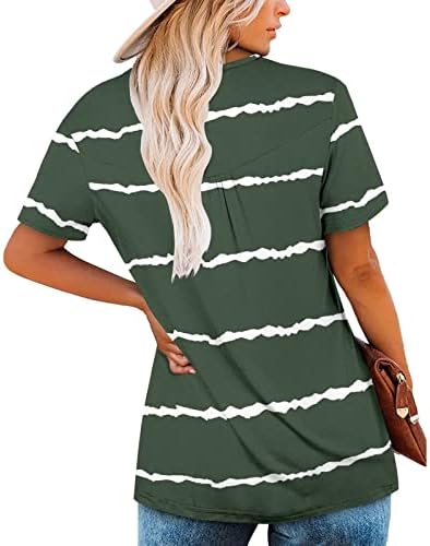 lcepcy женски печатени врвови од туника се кријат кошули за стомакот кратки ракави случајни лабави вклопни блузи маички маички за хеланки