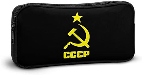 CCCP Руски молив случај со висок капацитет за канцелариски кутии за шминка торбичка YHO дизајн за канцелариско училиште