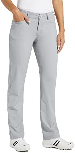 Вилит женски голф панталони се протегаат панталони за пешачење Брзи суви лесни обични панталони со џебови отпорни на вода
