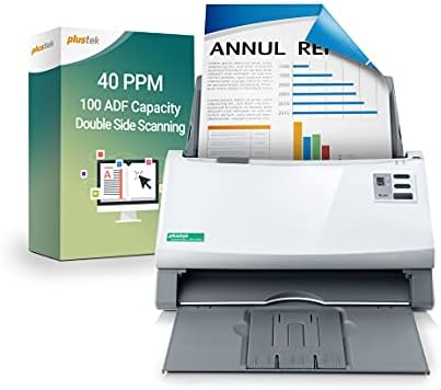 Скенер за документи со Duplex Duplex PS3140U, Поддршка за Citrix Ready & Twain за компјутер и Mac, скенирање и зачувување на документи за серии