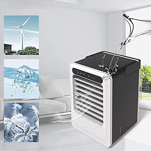 Лилианг--испарувачки ладилници три-во-еден мини климатик вентилатор за ладење на воздухот, навлажнувач за климатик за десктоп, овластувач