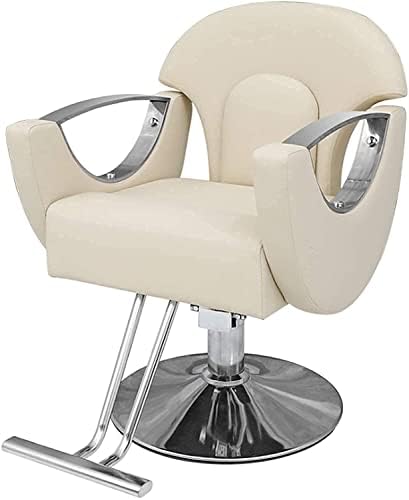 Салон стол хидрауличен стол за бизнис или дом, салон за убавина стол бербер столици за стилист за коса, рејтинг бербер стол за сечење