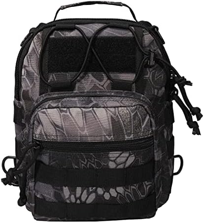 Bomturn Тактички ранец-1000d Водоотпорен воен ранец/ласерски кеси/CCW кеси за прашка тактичка торба за рамо на рамената