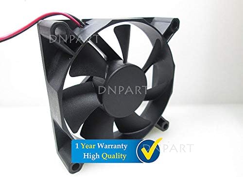 DNPART вентилатор компатибилен за TD8020LS 12V 0.08A 8cm диспензерот на вентилаторот 80 * 80 * 20 mm тивко ладење вентилатор