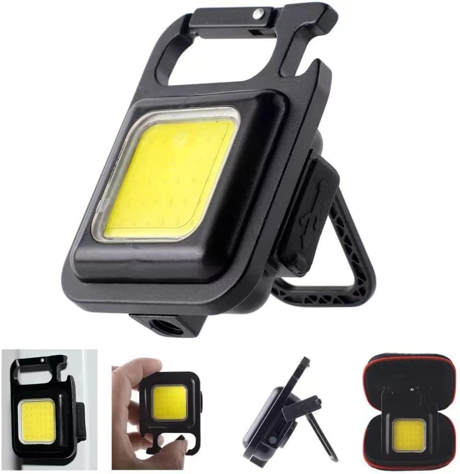 AirElephant Mini Pob Pocket Magnetic 500 високо светло светло факел ， преклопна преносна клуч за џебно светло за риболов ， кампување на отворено