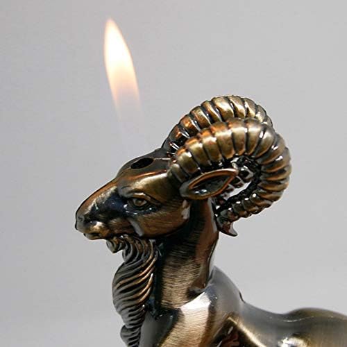 Бери ретро пепелник креативни кози цигари фиока за пепел со полесен пламен занаетчиски занаети за занаети роденденски подароци
