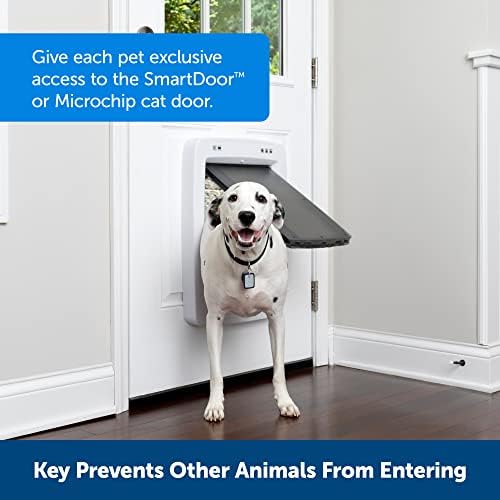 PetSafe® SmartDoor® Поврзан Клуч За Врата За Миленичиња За Кучиња И Мачки, Клуч За Јака, Голем ZAC19-17682