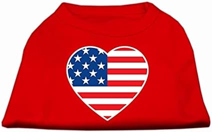 Мираж Американско знаме за печатење на срцето на срцето