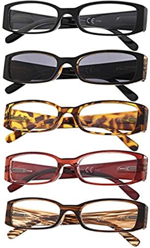 Gr8Sight Ретро Очила За Читање Вклучуваат Очила За Сонце Жените И Мажите Пакет +1.0