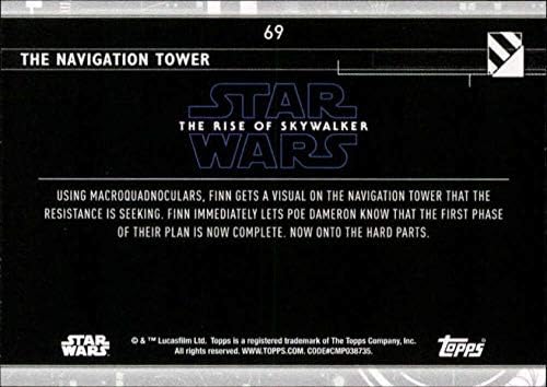 2020 Топс Војна На Ѕвездите Подемот На Скајвокер Серија 2 Виолетова 69 Картичка За Тргување Со Навигациска Кула