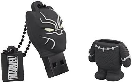 Племе Avengers Black Panther USB Flash Drive, 16 GB, Black, FD016506