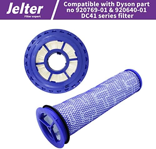 Jelter dc41 филтер компатибилен Со Dyson DC41 hepa филтер замена делови DC41 пред-филтер DC66 DC65 DC65 UP20 UP13, 4 ПАКЕТ