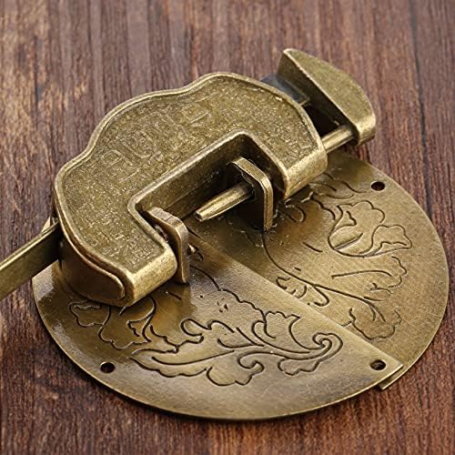 Хардвер за мебел за антички мебел MJWDP, поставен за заклучување на бравата, за заклучување на заклучување на кинески стари брави