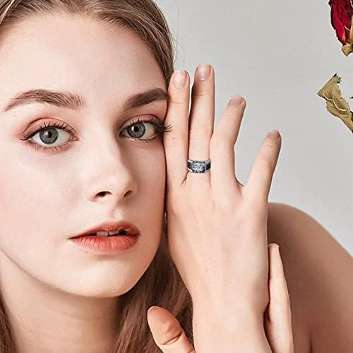 2023 година атмосфера позлати два бои прстен популарен дијамантски венчален прстен прстен тинејџерско момче прстени