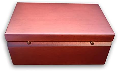 Играјте [Верувам] Дрвена музичка кутија со кафеава боја со музичко движење „Санкио“