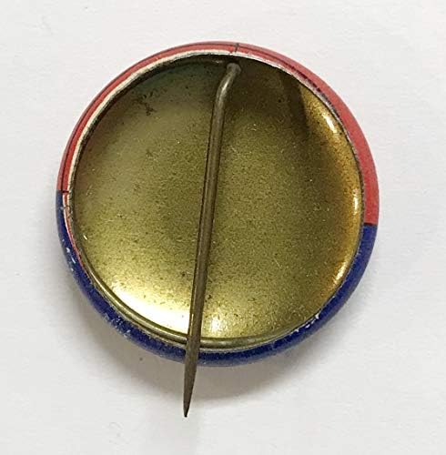 1964 година Оригинално копче на Политичко пин од Johонсон и Хемфри - со грешки во синдикатот