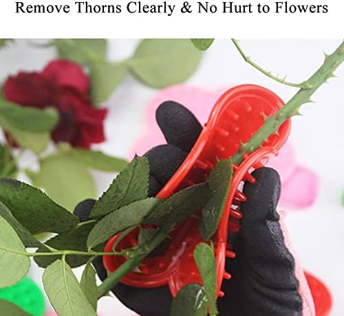 Sagasave Rose Отстранувајќи ги Burrs Pliers DIY исечени трн и лисја алатка за отстранување на раката за домашно розово цвеќе