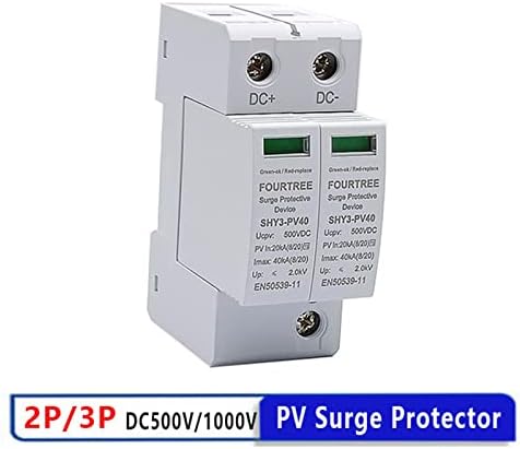PURIN PV Surge Protector 2P 500VDC 3P 1000VDC Arrester уред SPD Switch Домаќинство Сончев систем за комбинирани кутии за комбинирање