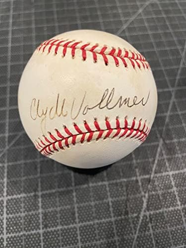 Клајд Волмер Вашингтон сенатори сингл потпишан бејзбол JSA Mint - Автограмски бејзбол