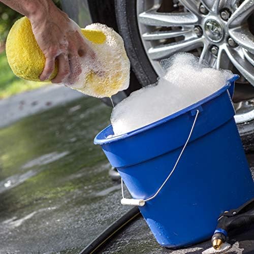Викинг премиум одделение микрофибер автомобил миење сунѓер, мулти-употреба чистење на садови сунѓер кујна