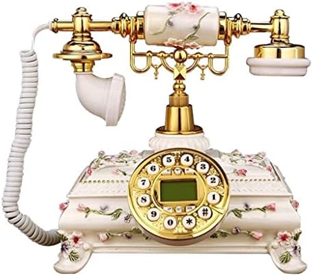 Дубао Американски Антички Занает Европски Гроздобер Старомоден Декоративен Рустикален Антички домашен телефон Фиксен