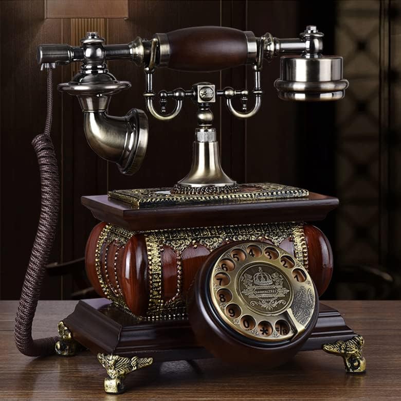 Ротари Телефонска канцеларија за внатрешни работи на фиксна дневна соба Декорација на американскиот телефон класичен ретро европски биро
