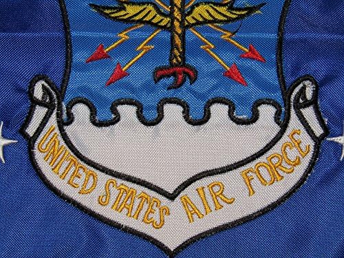 12x18 извезено американски воздухопловни воздушни сили Градинарско знаме 12 x18
