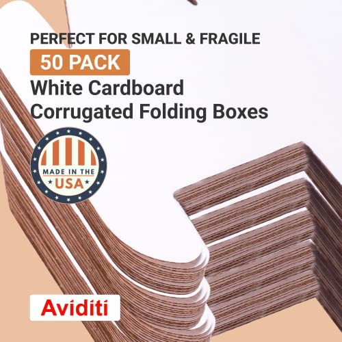 Кутии за испорака Aviditi мали 9 L x 5 W x 3 H, 50-пакет | брановидна картонска кутија за пакување, движење и складирање 9x5x3 953