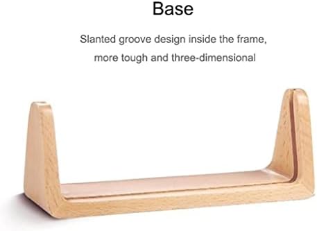 Mfchy Европска цврста дрвена рамка за фотографии иновативни 5/6 инчи акрилик U во форма на фото рамка за домашна декорација на биро