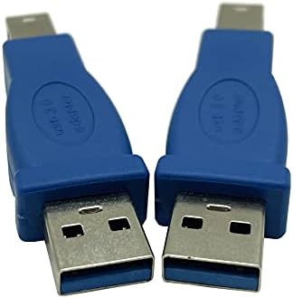 Адаптер Dafensoy USB 3.0, USB машко до USB B Print Meal, што се користи за печатачи, скенери, надворешни хард дискови, монитори, итн.
