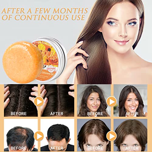 2 парчиња мед за коса за коса, шампон бар ， анти-губење на косата Шампон сапун, природен органски мед шампон бар промовира раст
