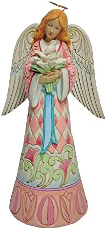 Jimим Шор Велигденски ангел со лилјани и гулаб фигура 6010279