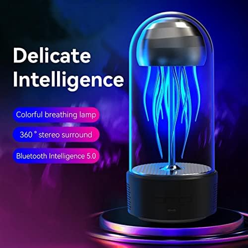 Portable Bluetooth звучници за Bluetooth, безжичен звучник во форма на медуза во облик на медуза, квалитет на звук со висок верност,