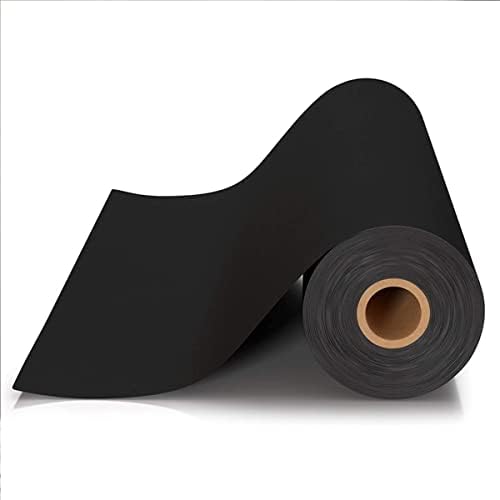 Ролна хартија од црна Крафт - 100 стапки x 12 инчи - природна хартија за рециклирање совршена за уметност, занаети, мало завиткување,