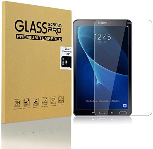 KIQ [2 PACK] Galaxy Tab A 10.1 SM-T580, SM-T585 [] Заштитник на калено стакло екран, 9H тврд 0,30мм без меур анти-гребење, лесен за инсталирање