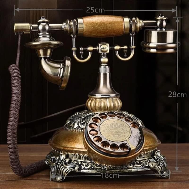 MJWDP FSHION ROTARY DIAL LANSLINE THENER CORDER ANTIQUE FIXED TELEPHONE