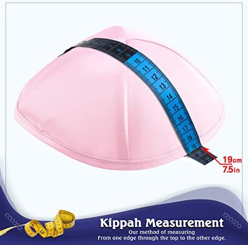 Пакет од 10 или 30 -парчиња - HQ 19/20cm Satin Kippah For Men & Boys, капа на Јамака дизајниран во Израел - најголемиот дел од Кипот