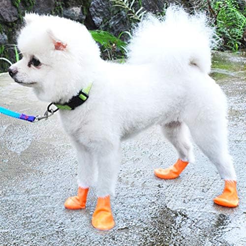 Укоко гумени кучиња чизми, чевли за дожд кои не се лизгаат снежни кучиња шепа од шепа на отворено обувки за дишење чевли за одење за покривање
