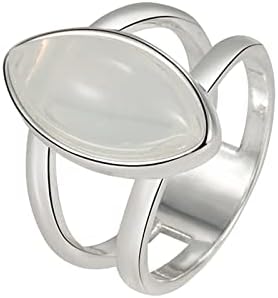 2023 година Нова женска позлатена 925 сребрена гроздобер бел скапоцен камен прстен накит подароци изјава срце прстен