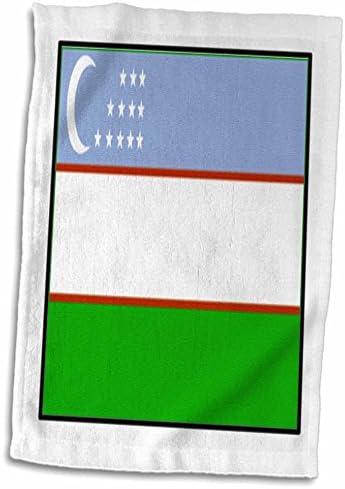 Копчиња за знаме на светско знаме на Флорен - Фотографија на копчето за знаме на Убекистан - крпи
