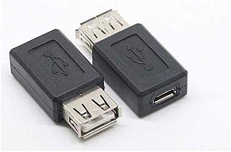Black USB 2.0 Type A женски до Micro USB Bенски адаптер за конвертор USB 2.0 до микро USB конектор