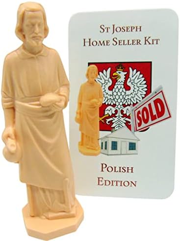 Вестмон работи статуа на Свети Јосиф за продажба на домови полско издание со инструкции за картички и домашна молитва