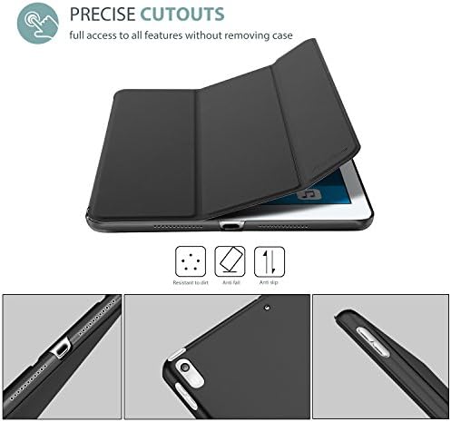 Procase iPad Air 10.5 2019 / iPad Pro 10.5 2017 Case, Ultra Slim Lightweight Stand Smart Case Shell со проucирен замрзнат заден капак