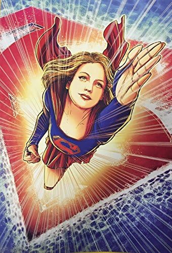 Supergirl - 13 X19 D/S Оригинален промо ТВ постер SDCC 2017 Мелиса Беноист